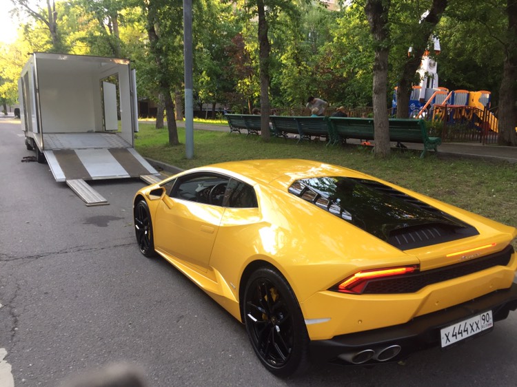 Перевозка Москва - Мюнхен Lamborghini Huracan